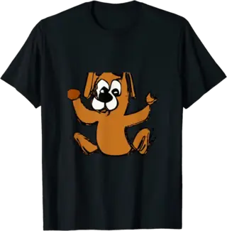 Brown Dancing Dog T-Shirt