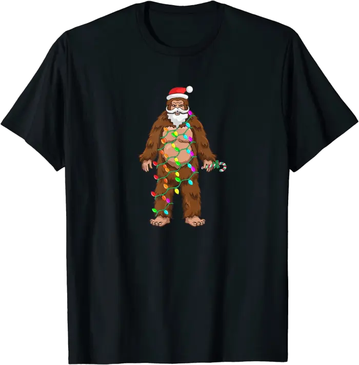 Christmas Bigfoot T-Shirt