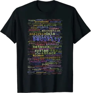 Computer and Cybersecurity Terms T-Shirt