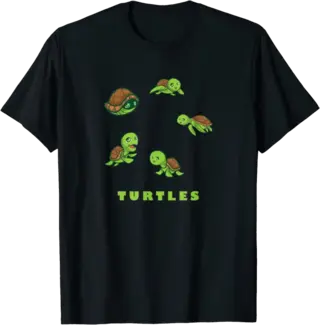 Cute Green Turtles T-Shirt