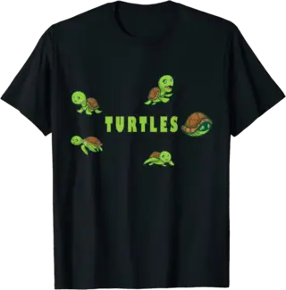 Cute Green Turtles T-Shirt