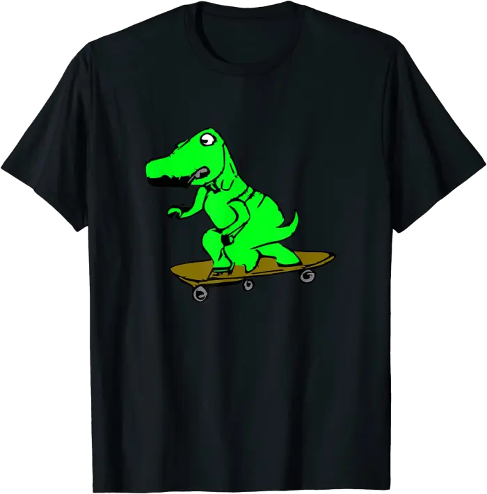 Dinosaur on a Skateboard T-Shirt