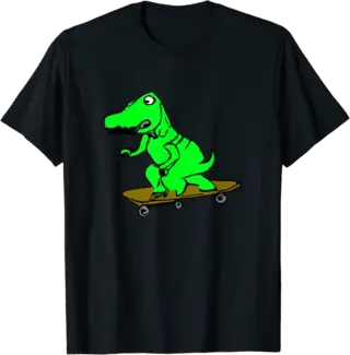 Dinosaur on a Skateboard T-Shirt