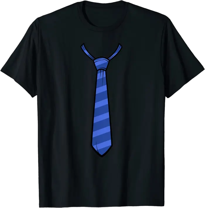 Formal Blue Necktie Halloween Costume T-Shirt