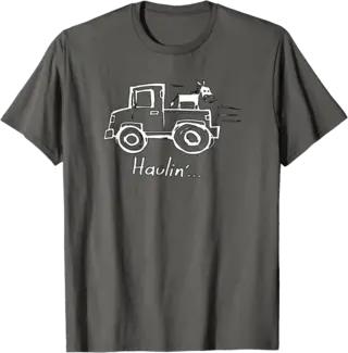 Haulin' Ass with a Donkey on a Truck T-Shirt