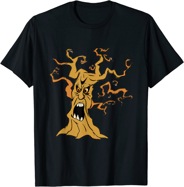 Haunted Halloween Tree T-Shirt