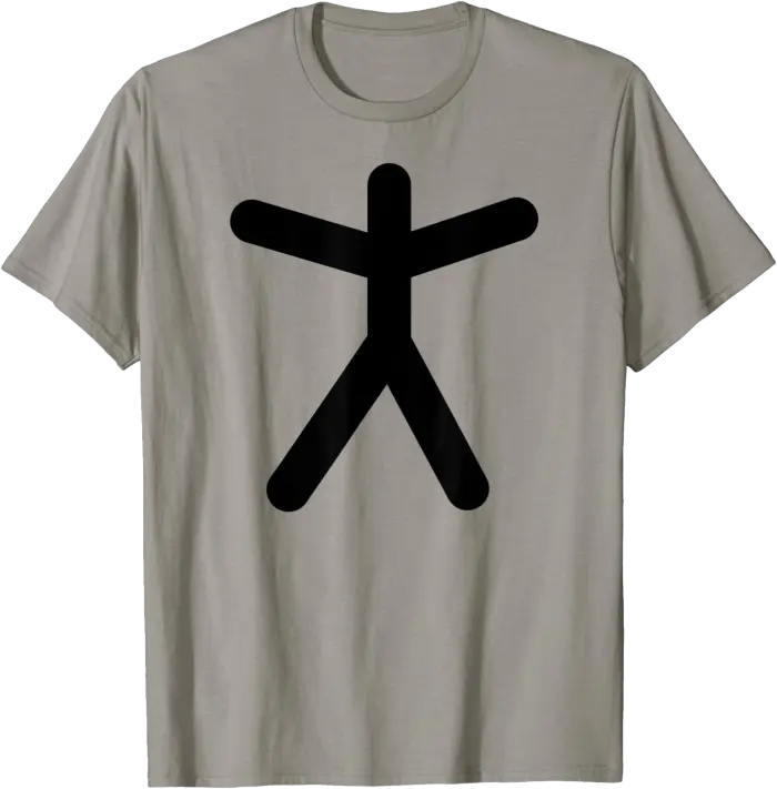 Lazy Stick Figure Halloween Costume T-Shirt