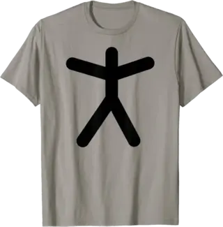 Lazy Stick Figure Halloween Costume T-Shirt