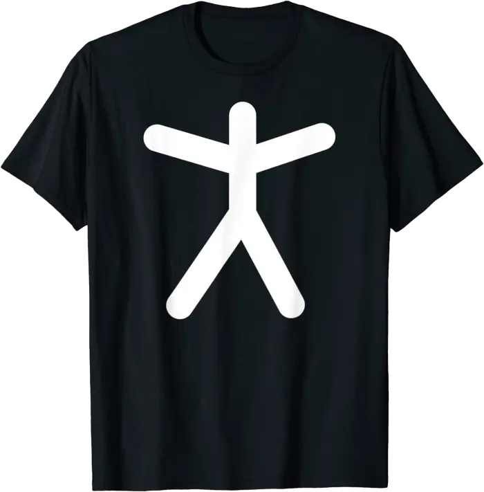 Lazy Stick Figure Halloween Costume T-Shirt