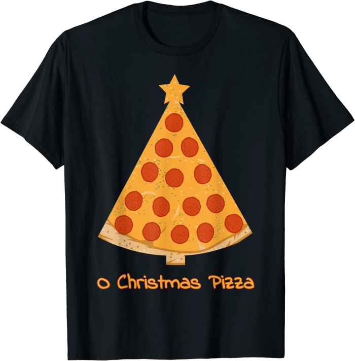 O Christmas Pizza T-Shirt