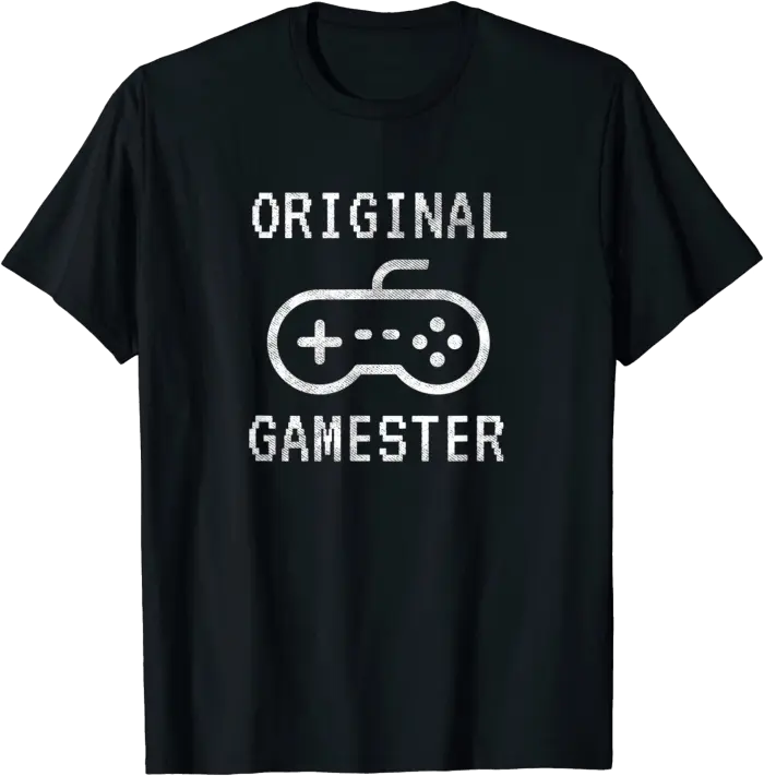 Original Gamester with Video Game Controller T-Shirt