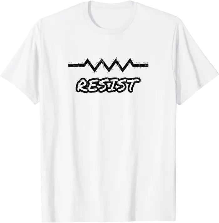 Resist with Electrical Resistor Component Symbol T-Shirt