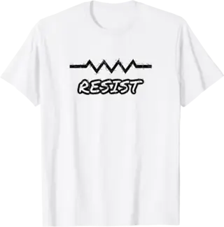Resist with Electrical Resistor Component Symbol T-Shirt