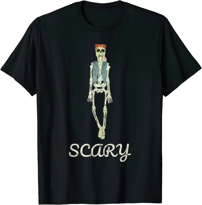 Scary Skeleton for Halloween and Trick or Treat T-Shirt