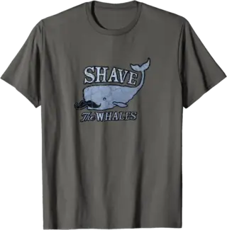 Shave the Whales Funny Pun Joke T-Shirt