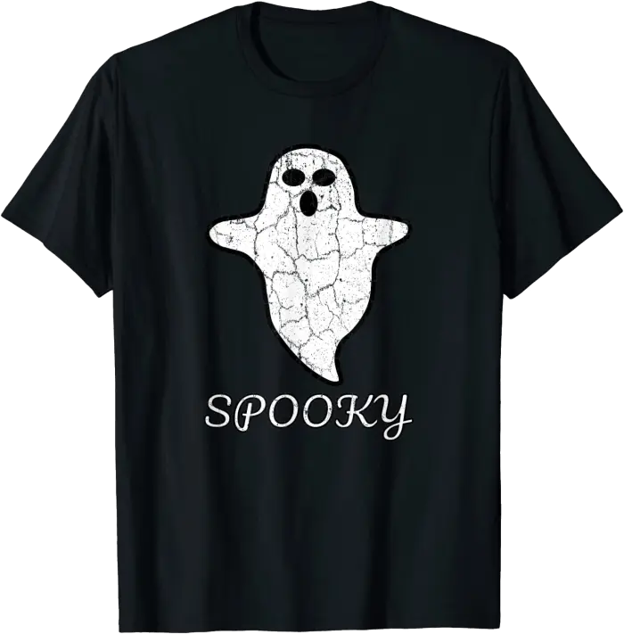 Spooky Ghost for Halloween and Trick or Treat T-Shirt