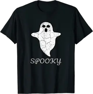 Spooky Ghost for Halloween and Trick or Treat T-Shirt