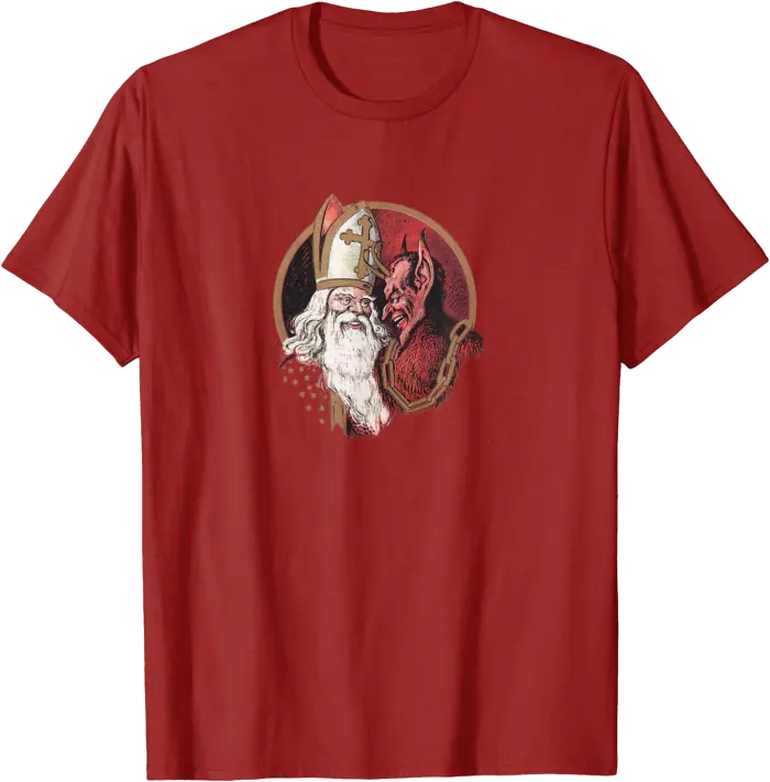 St. Nicholas and Krampus T-Shirt