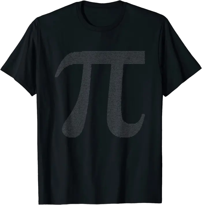 The Letter Pi Containing the Value of Pi T-Shirt