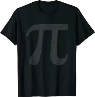 The Letter Pi Containing the Value of Pi T-Shirt