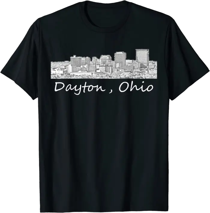 The Skyline of Dayton, Ohio T Shirt