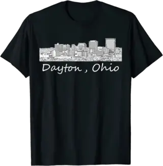 The Skyline of Dayton, Ohio T Shirt