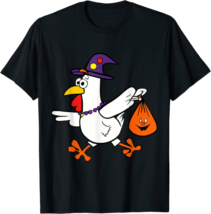 Trick-or-Treat Chicken for Halloween T-Shirt