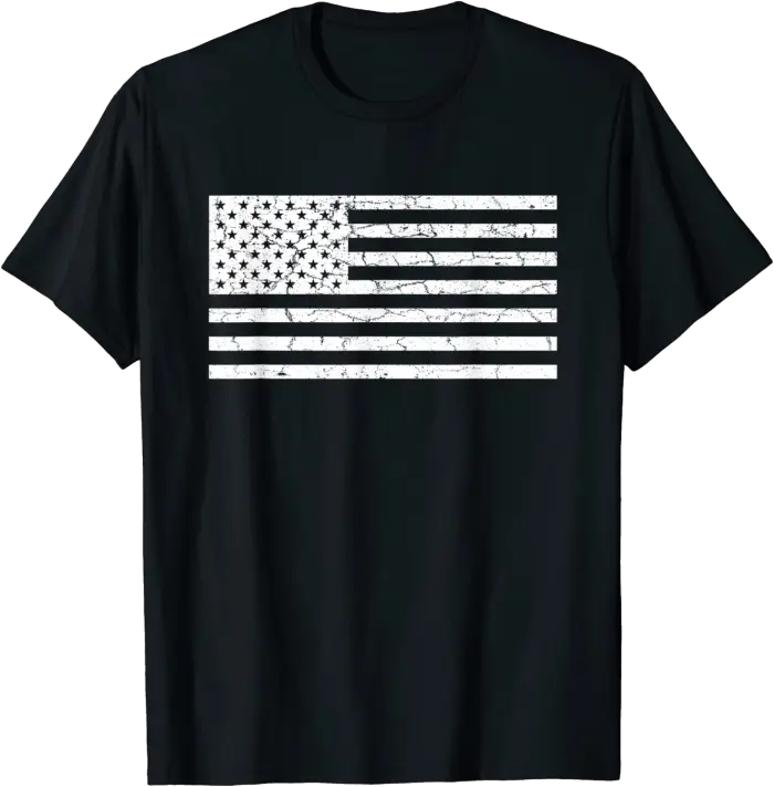 White American Flag T-Shirt