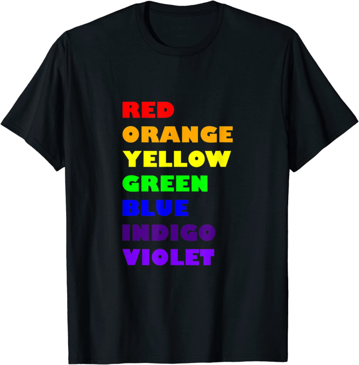 Words of the Rainbow T-Shirt