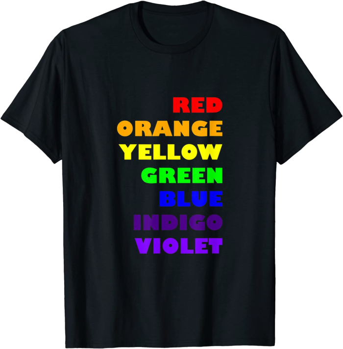 Words of the Rainbow T-Shirt